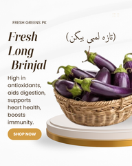 Fresh Long Brinjal