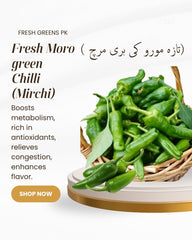 Fresh Green Chilli (Mirchi)